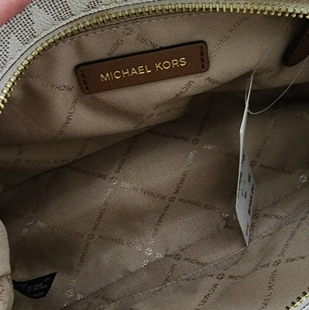 Michael Kors Brown and‎ Cream Women's Bag
